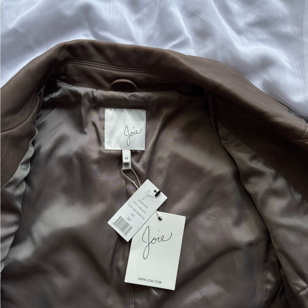 Joie Lambskin Leather Moto Jacket - Picture 10 of 15